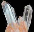 Tangerine Quartz Crystal Cluster - Madagascar #58845-3